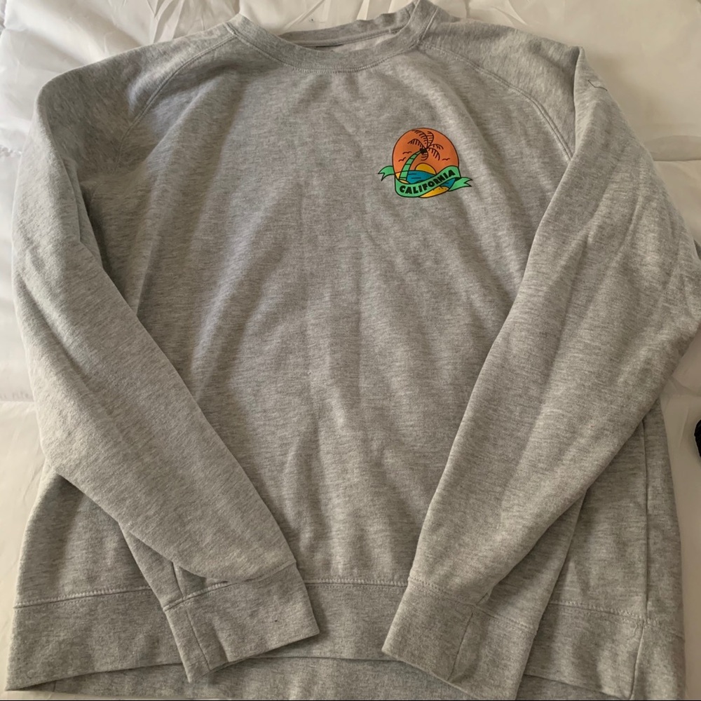 Gray California Crew Neck